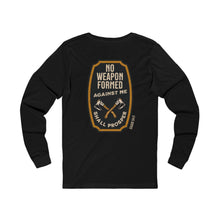 Load image into Gallery viewer, No Weapon Formed Long-Sleeve Shirt - Unisex