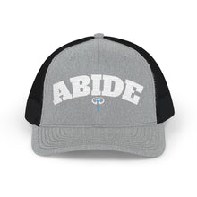 Load image into Gallery viewer, ABIDE: Embroidered Snapback Trucker Cap
