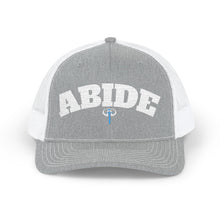 Load image into Gallery viewer, ABIDE: Embroidered Snapback Trucker Cap
