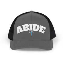 Load image into Gallery viewer, ABIDE: Embroidered Snapback Trucker Cap
