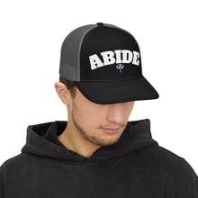 Load image into Gallery viewer, ABIDE: Embroidered Snapback Trucker Cap
