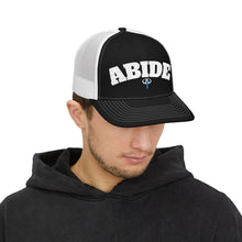 Load image into Gallery viewer, ABIDE: Embroidered Snapback Trucker Cap
