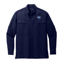 Load image into Gallery viewer, Influencers Logo: Embroidered UV Button-Down
